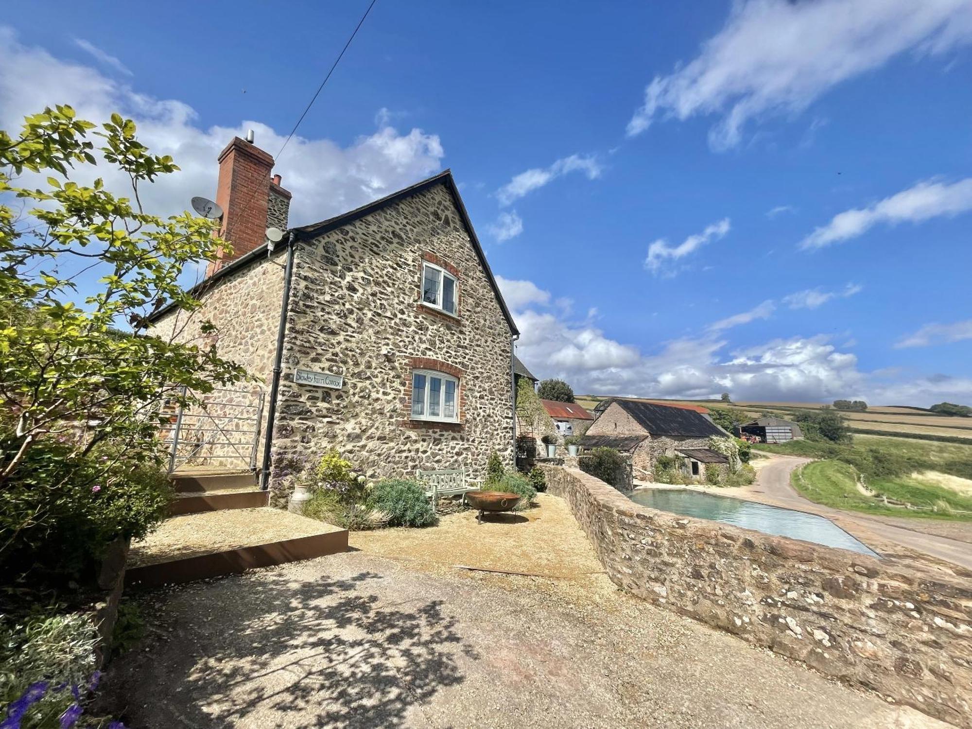 Slowley Farm Cottage Luxborough 객실 사진